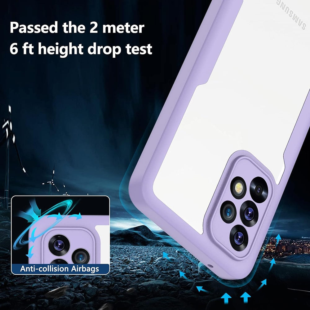 Techsuit – ColorVerse 360 Series oboustranný ochranný kryt pro Samsung Galaxy A52 4G / A52 5G / A52s 5G – černý