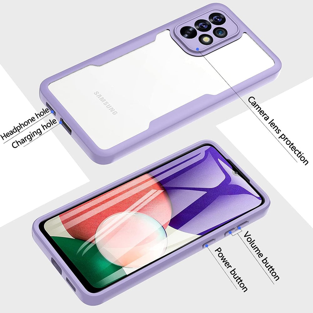Techsuit – ColorVerse 360 Series oboustranný ochranný kryt pro Samsung Galaxy A52 4G / A52 5G / A52s 5G – černý