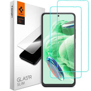 SPIGEN GLAS.TR SLIM KALJENO STAKLO 2-kom ZA XIAOMI REDMI NOTE 12 5G / POCO X5 5G CLEAR