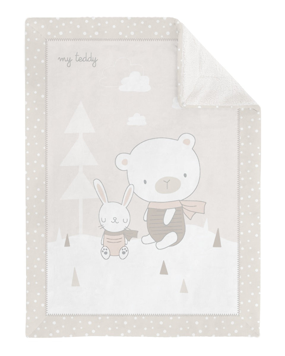 Kikkaboo deka 110x140 - super měkká sherpa