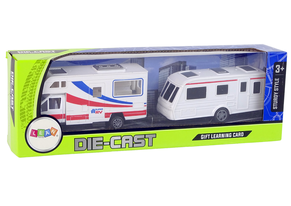 Set za igru kamper + karavan - bijeli