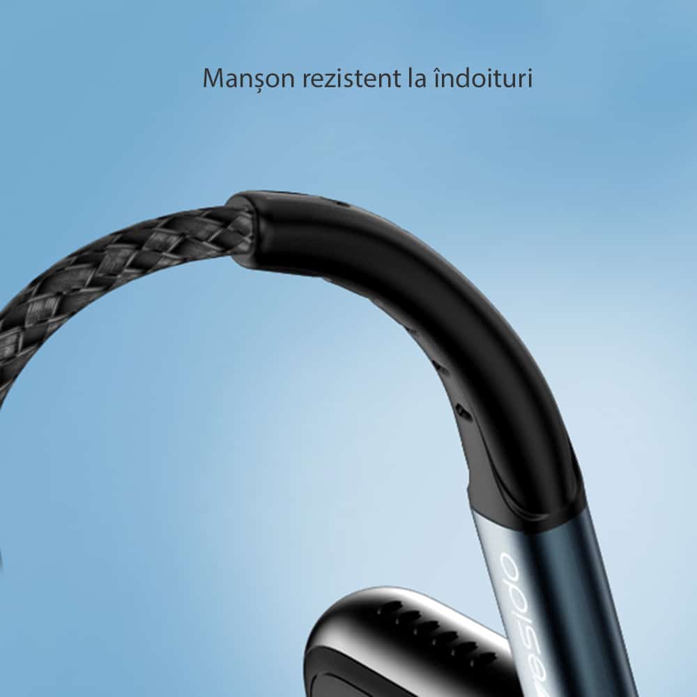 Yesido - datový kabel (CA-64) - Type-C na Lightning, 18W, PD, 1,2 m - černý