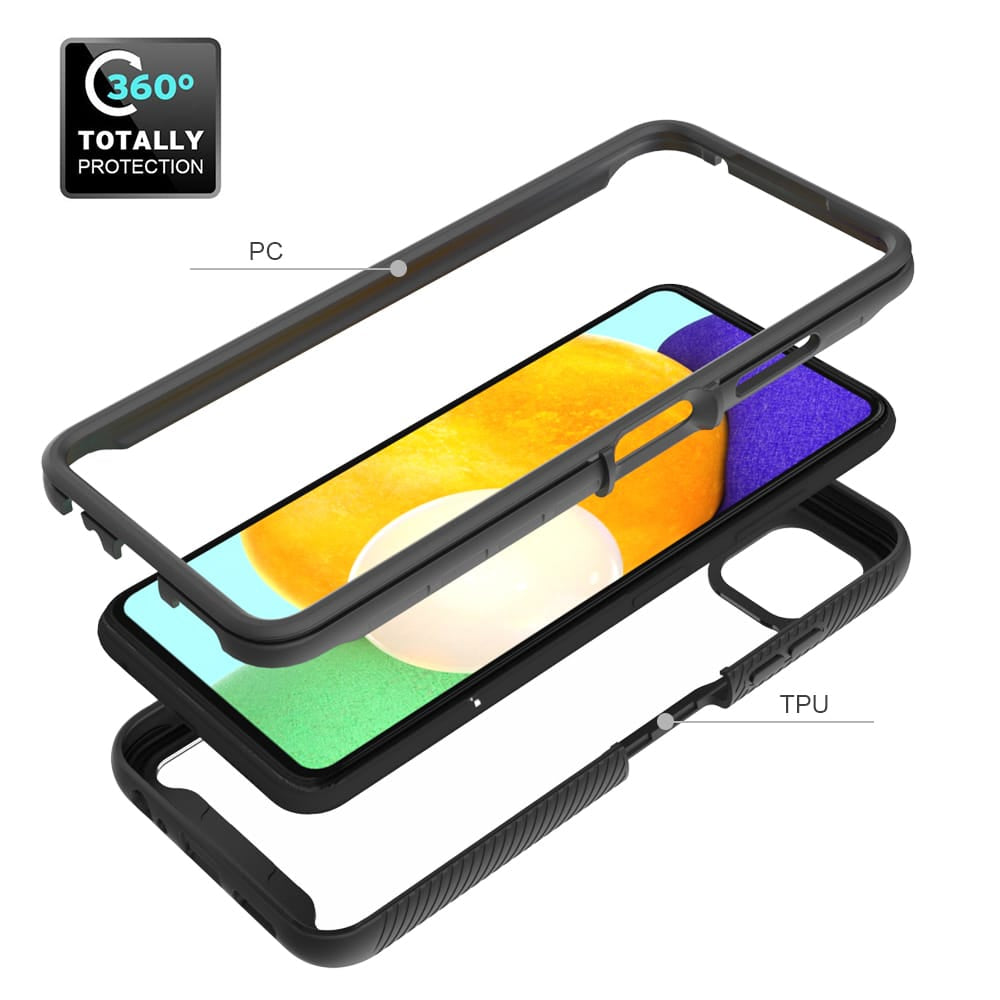 Techsuit - Defense360 Pro + ochrana displeje - Samsung Galaxy A22 5G - černá