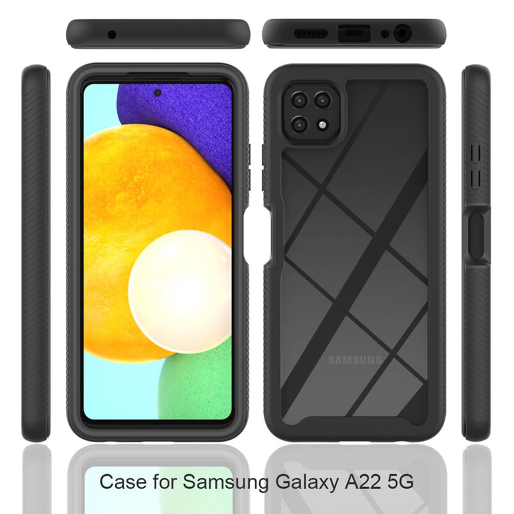 Techsuit - Defense360 Pro + ochrana displeje - Samsung Galaxy A22 5G - černá