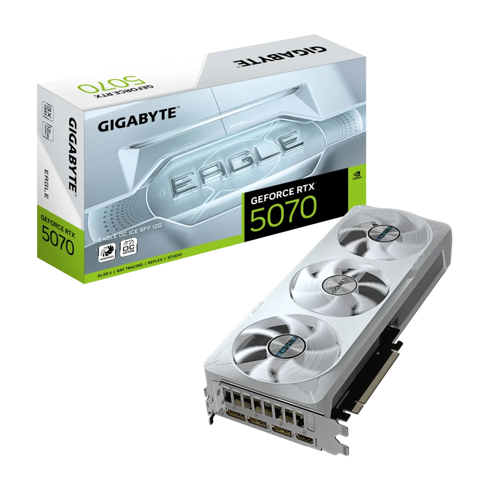 GIGABYTE GeForce RTX 5070 EAGLE OC ICE SFF 12G NVIDIA 12 GB GDDR7
