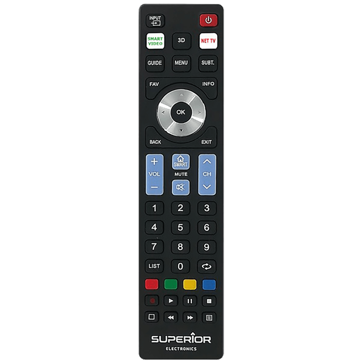 Superior Daljinski upravljač za LG/Sam./Sony/Phi./Pan.smart TV - RC Ready5