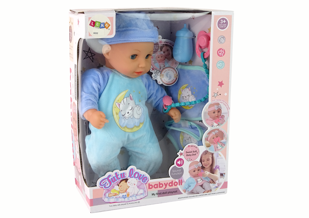 Lutka za igru beba s pidžamom - mačka