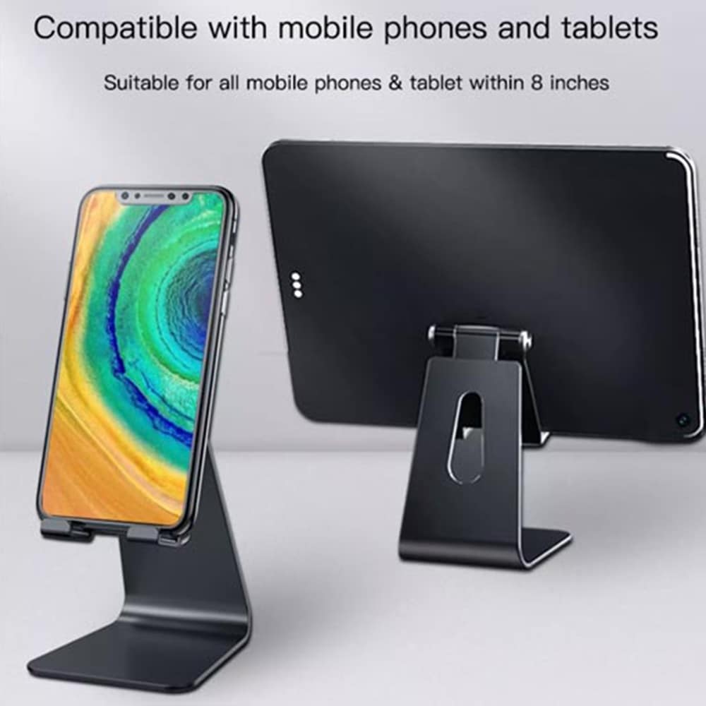 Yesido - Stolní držák (C96) - Možnost složení pro telefon, tablet - černý