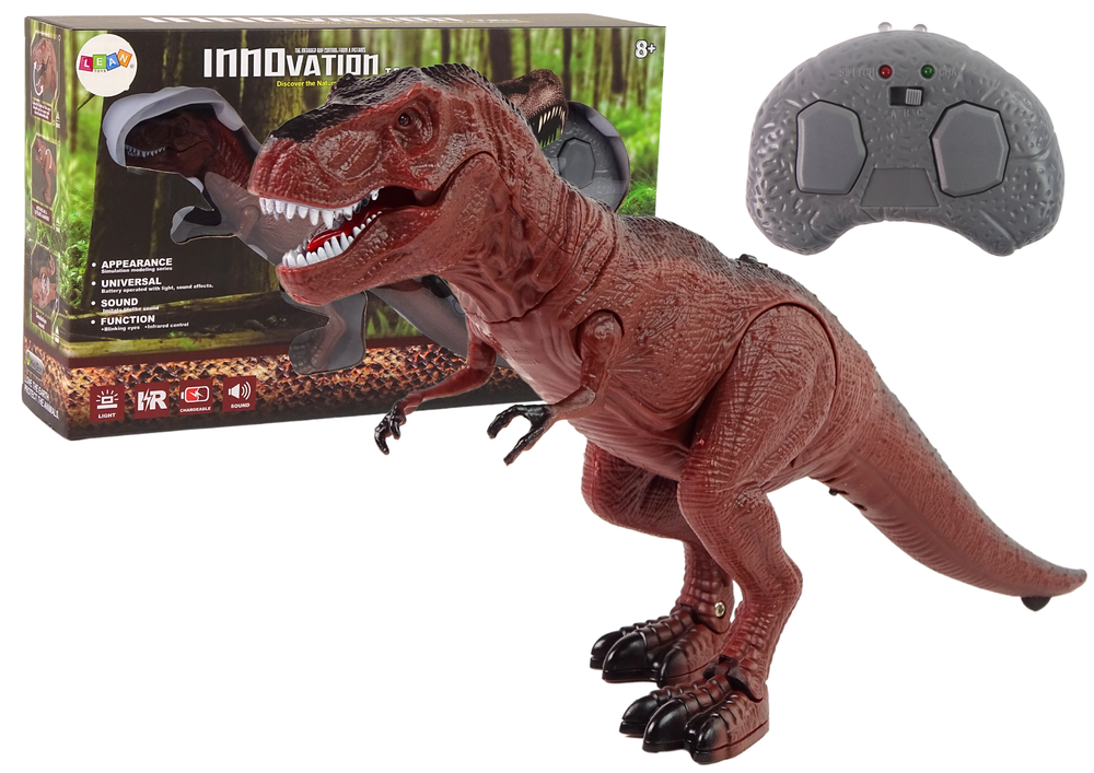Dinosaur na daljinsko upravljanje Tyrannosaurus Rex - smeđi