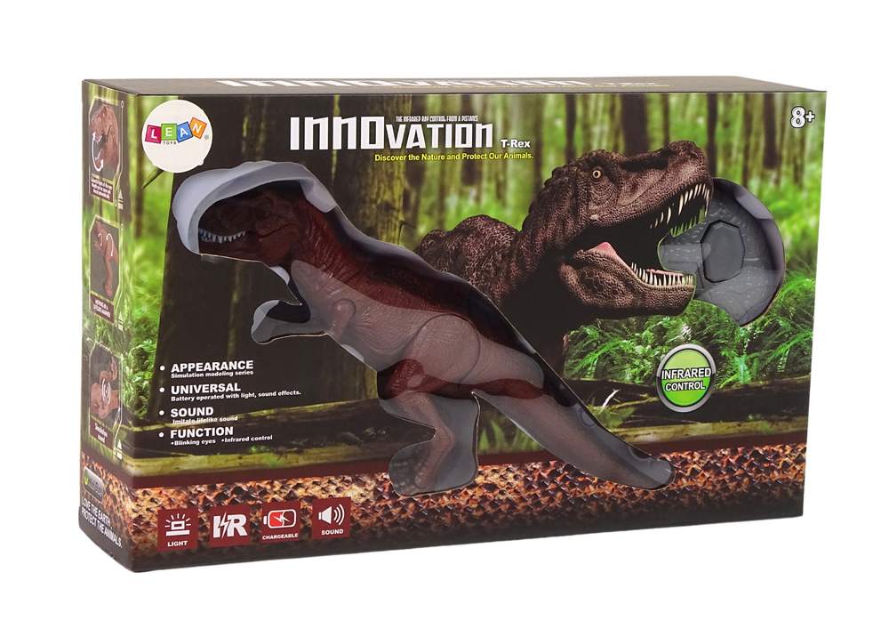 Dinosaur na daljinsko upravljanje Tyrannosaurus Rex - smeđi