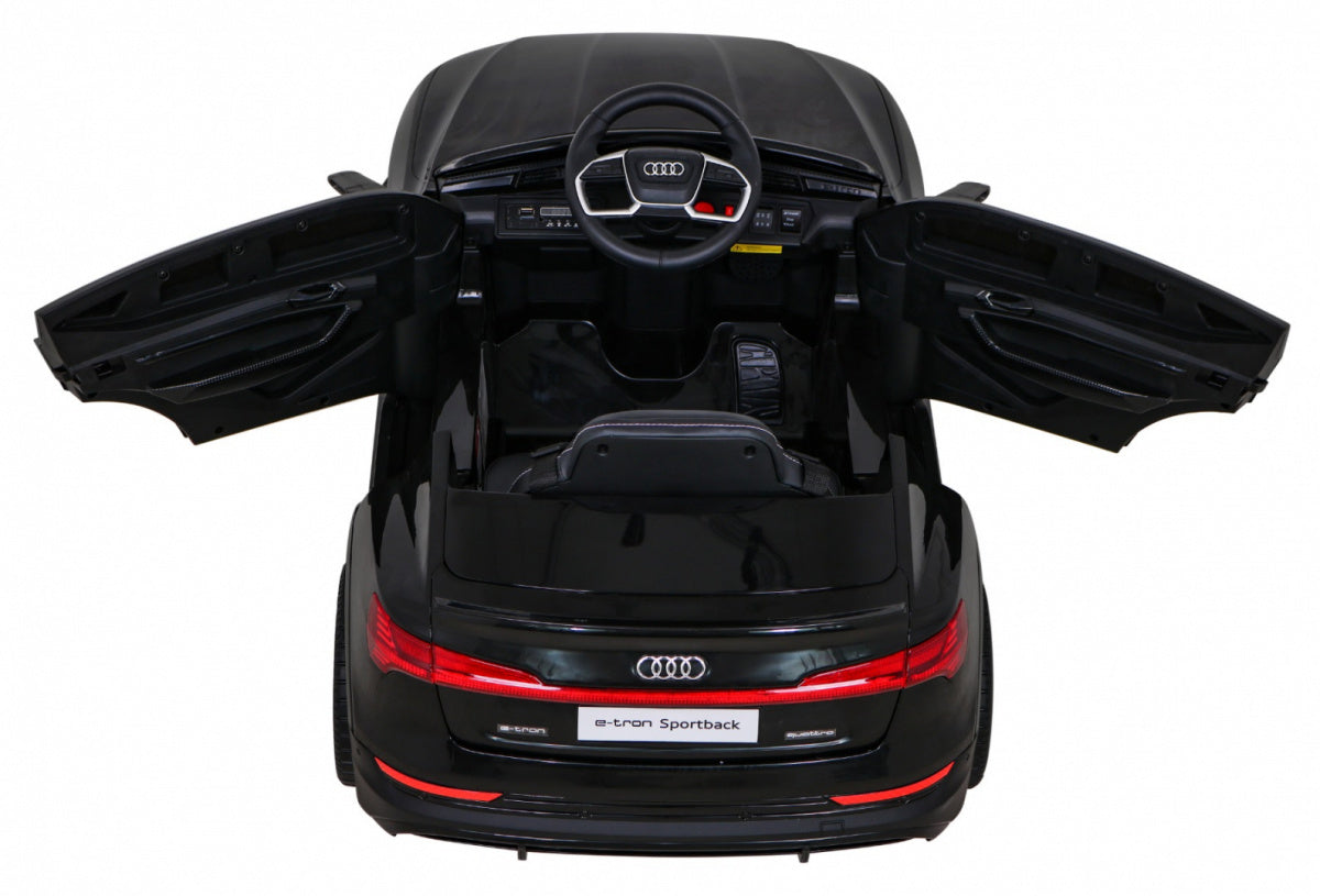 Licencirani auto na akumulator Audi E-Tron Sportback - crnii
