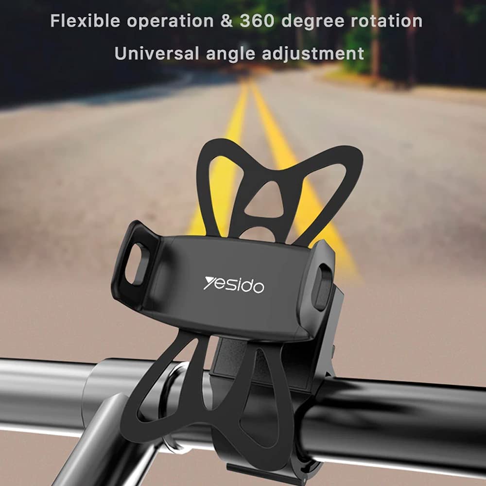 Yesido - Držák na kolo (C42) - Elastická rukojeť - černá