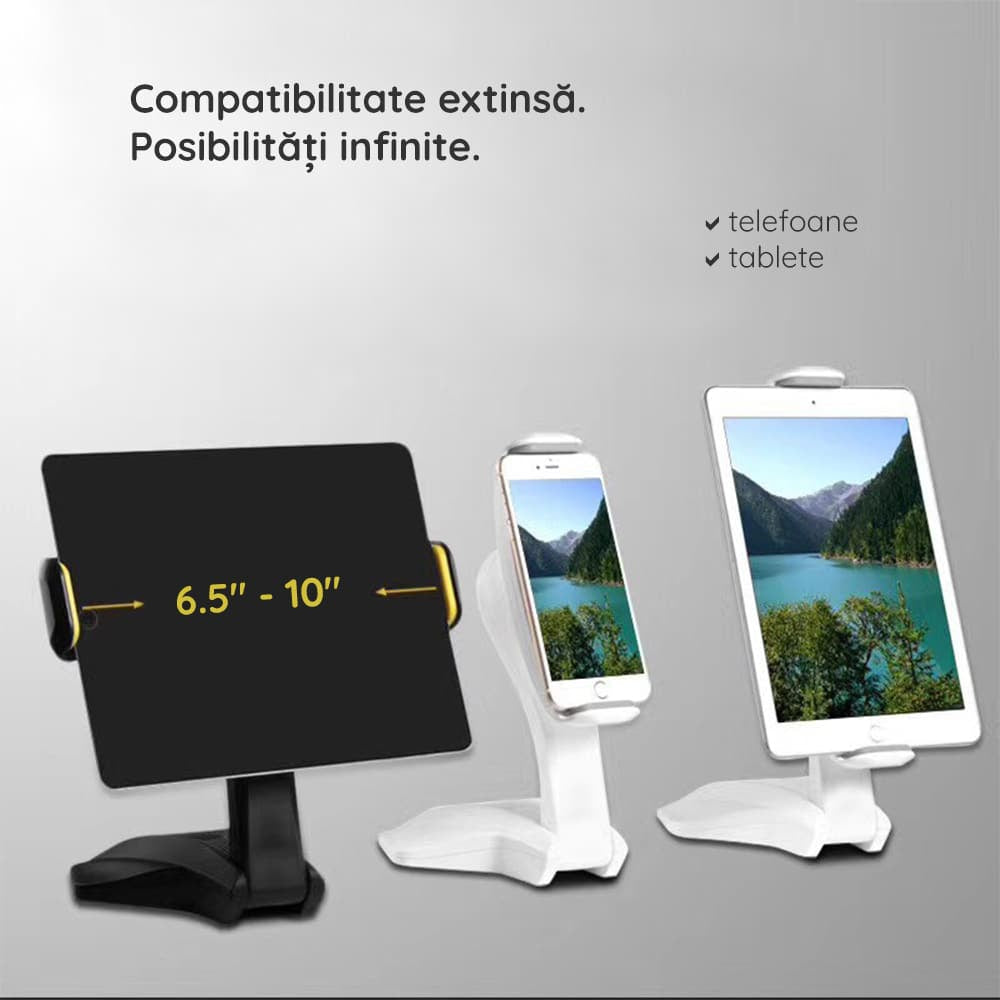 Yesido – Stolní držák (C21) – na telefon, tablet 6,5–10" – černý