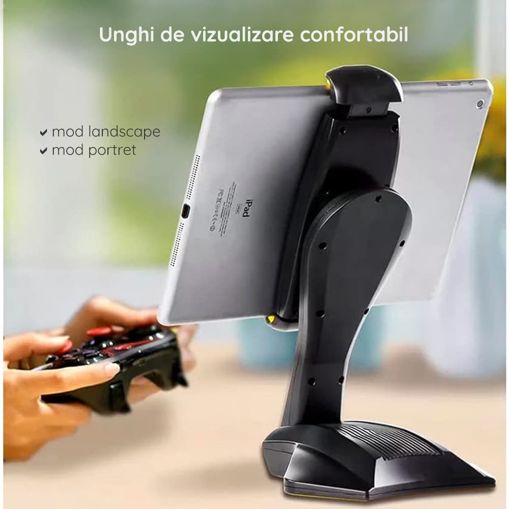 Yesido – Stolní držák (C21) – na telefon, tablet 6,5–10" – černý