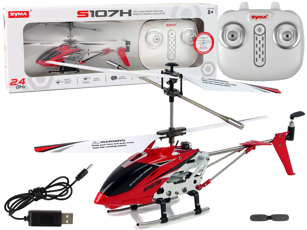 Helikopter na daljinsko upravljanje SYMA S107H - crveni
