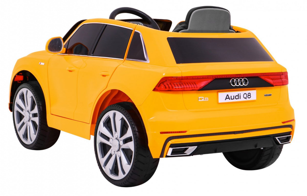 Licencirani auto na akumulator Audi Q8 LIFT - žuti