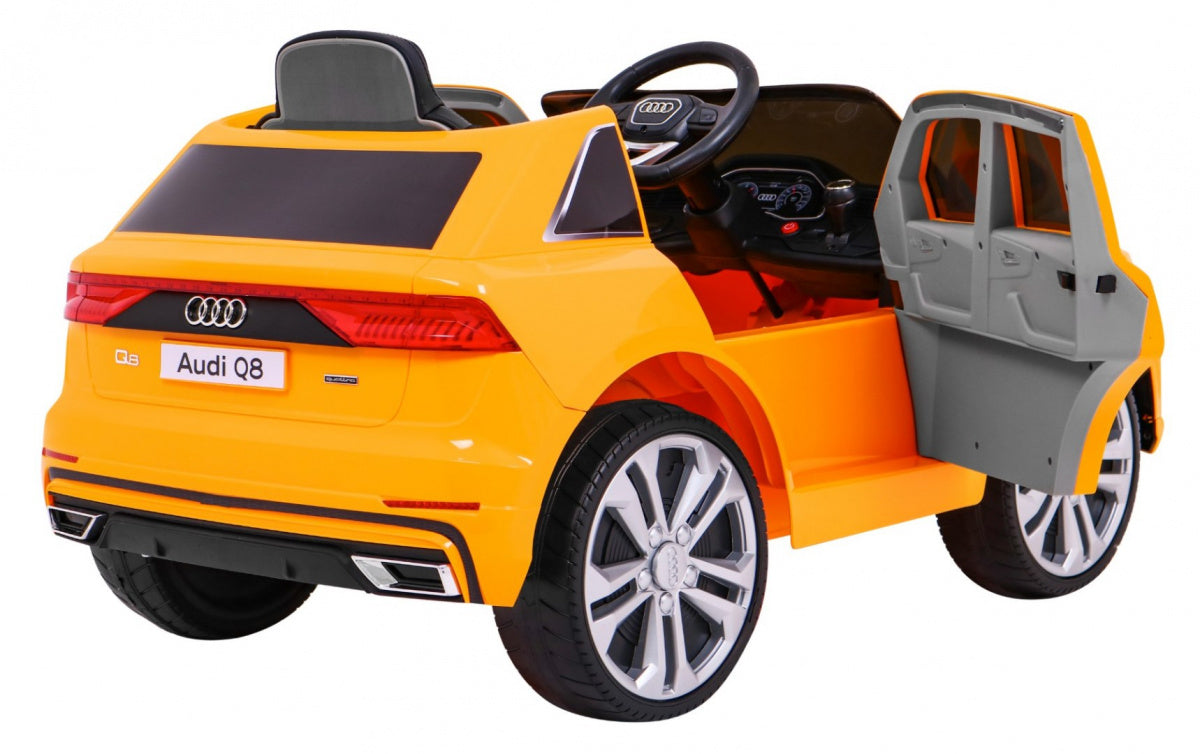 Licencirani auto na akumulator Audi Q8 LIFT - žuti