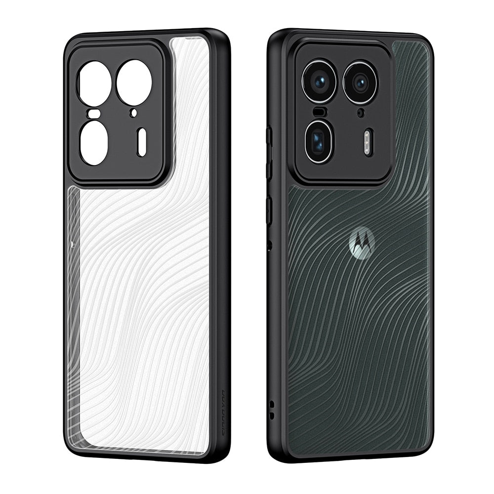 DUX DUCIS Aimo pouzdro pro Motorola Edge 50 Ultra černé/průhledné