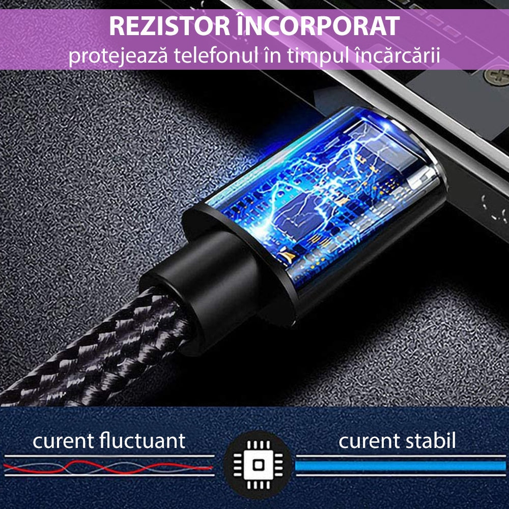 Yesido - Datový kabel (CA-56) - Type-C na Lightning, 18W, 2.4A, 1.2m - černý
