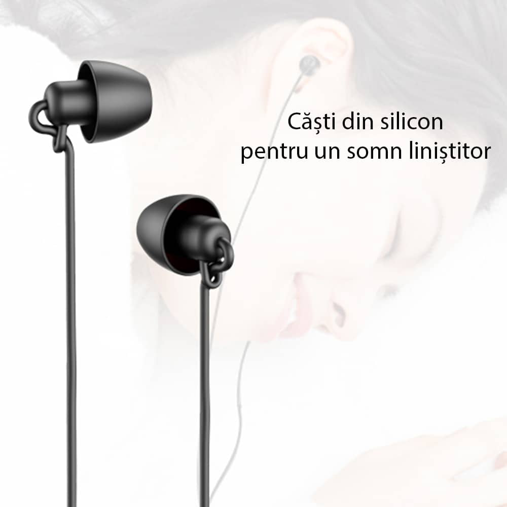 Yesido - Stereo sluchátka (YH29) - 3,5mm jack s mikrofonem, 1,2m - černá