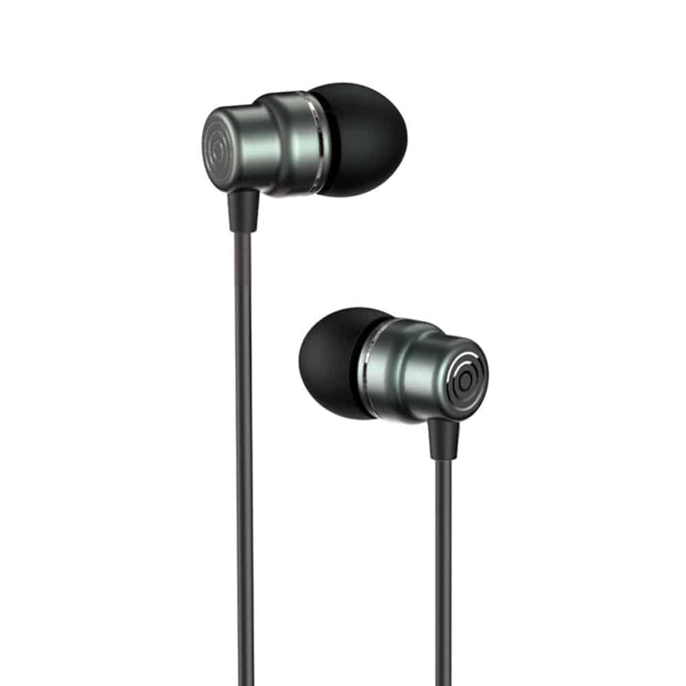 Yesido - Stereo sluchátka (YH32) - Jack 3,5 mm s mikrofonem, 1,2 m - černá