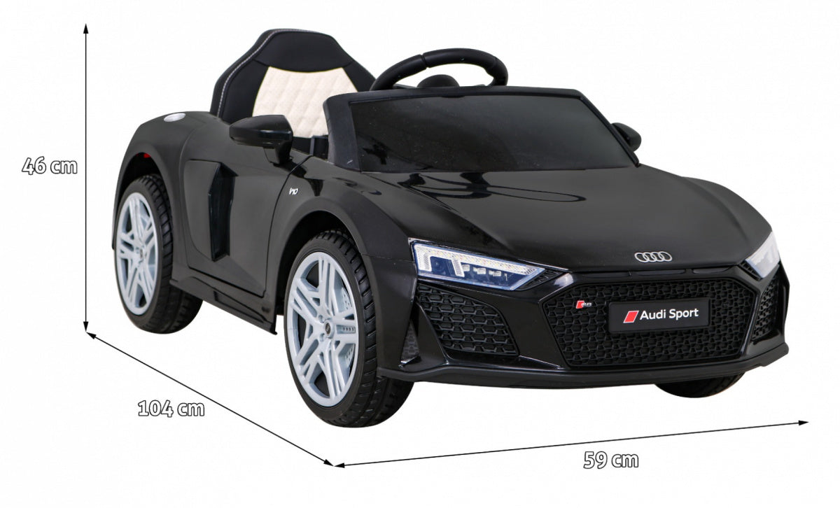 Licencirani auto na akumulator Audi R8 LIFT - crni