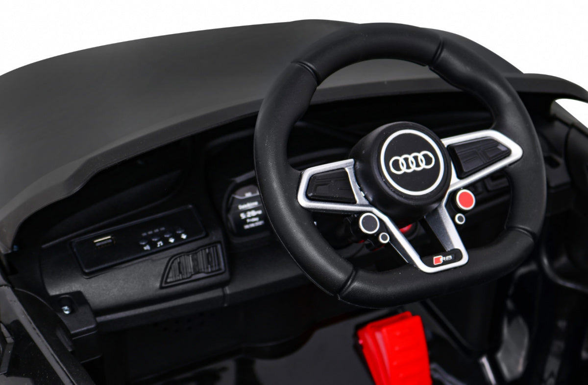 Licencirani auto na akumulator Audi R8 LIFT - crni
