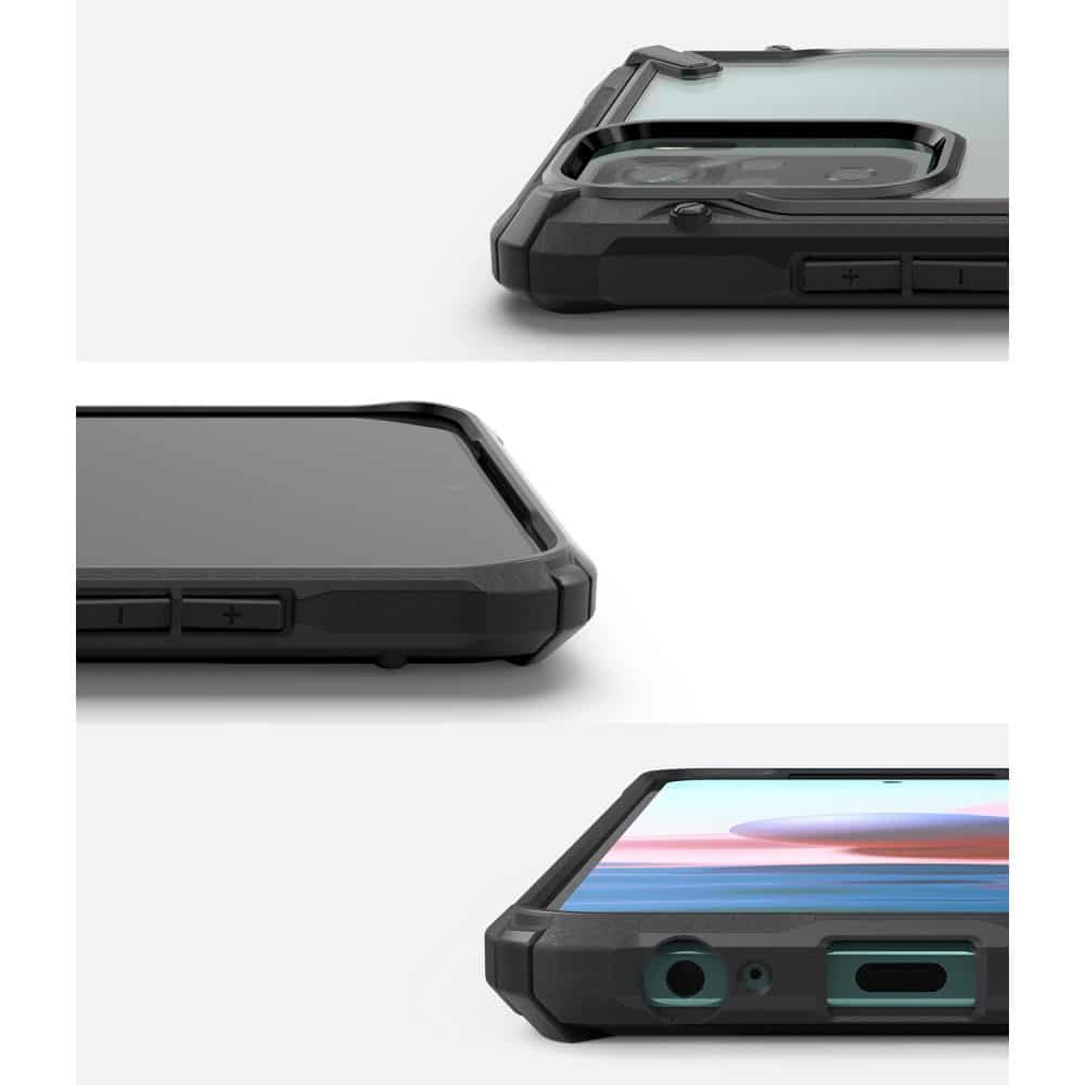Ringke - Fusion X - Xiaomi Redmi Note 10 4G / Note 10S / Poco M5s - černá