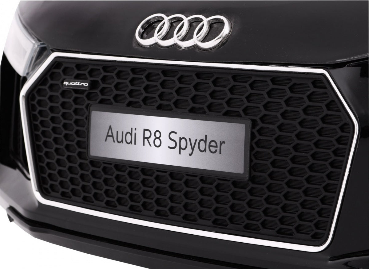 Licencirani auto na akumulator Audi R8 Spyder RS - crni