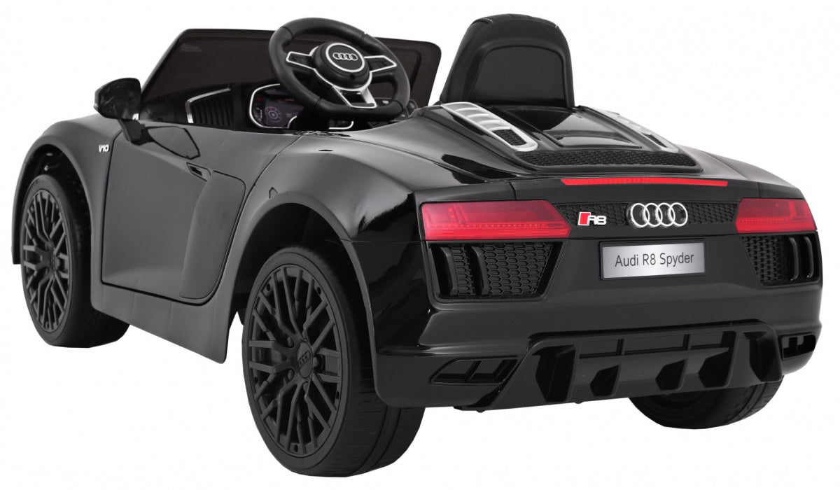 Licencirani auto na akumulator Audi R8 Spyder RS - crni