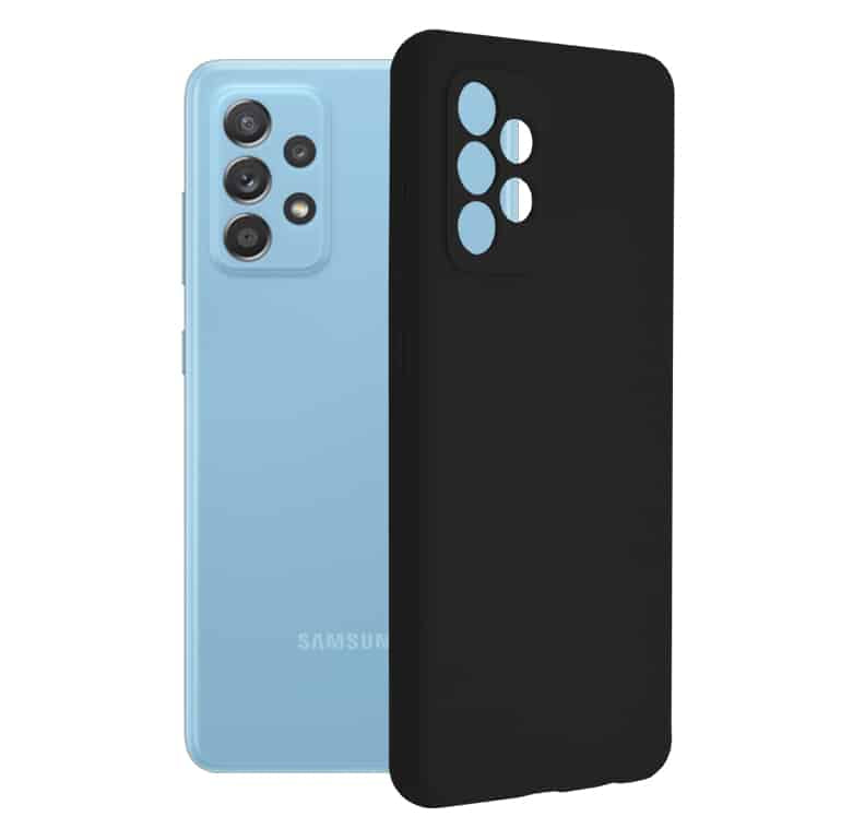 Techsuit Soft Edge Silicone maska za Samsung Galaxy A52 4G / A52 5G / A52s 5G – crna