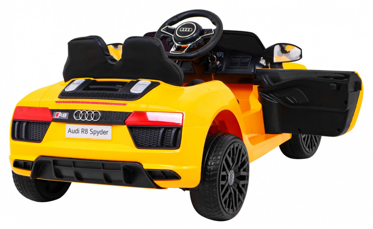 Licencirani auto na akumulator Audi R8 - Žuti