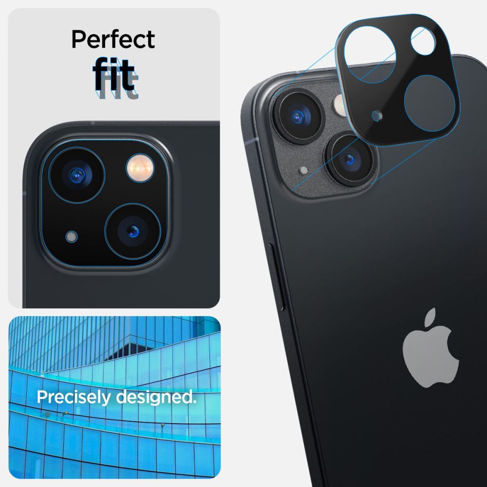 SPIGEN OPTIK.TR OCHRANA FOTOAPARÁTU 2-PACK IPHONE 14/14 PLUS ČERNÁ KRYTKA