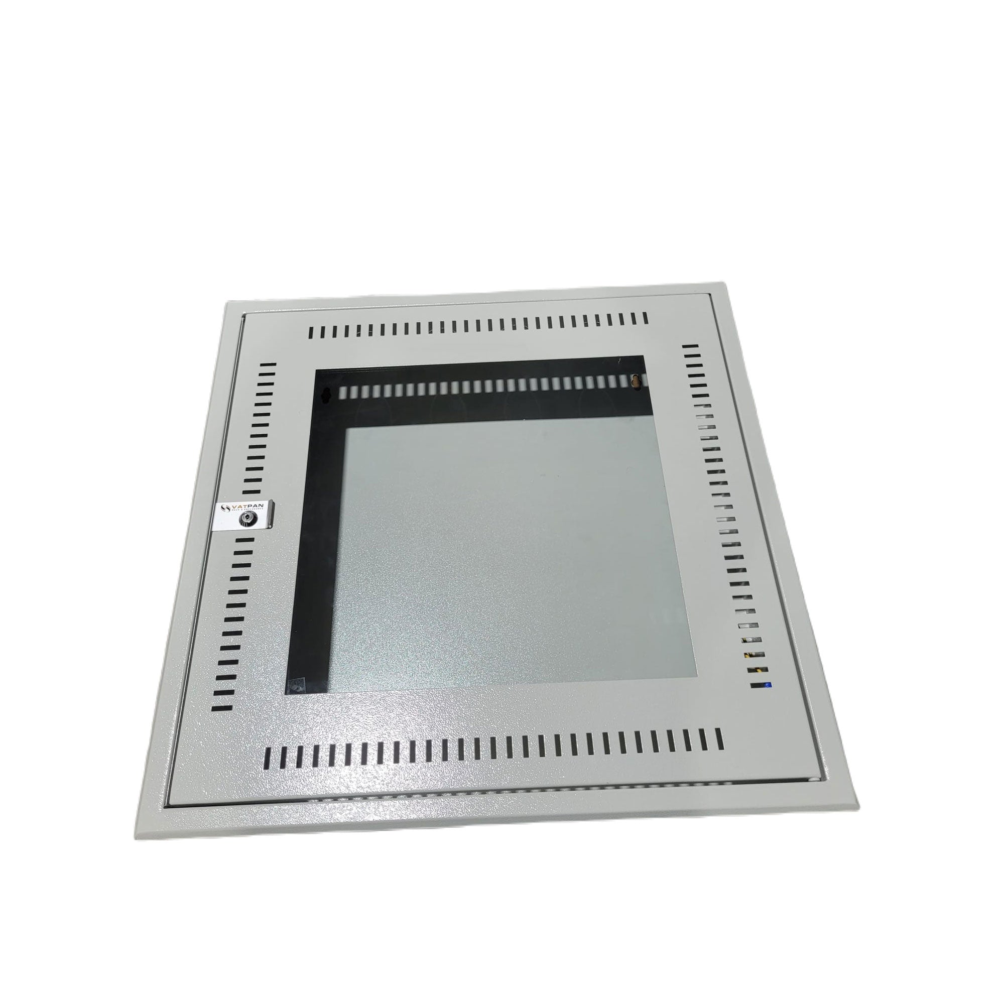 Nástěnná komunikační podomítková skříň 12U FTTH 600x120mm