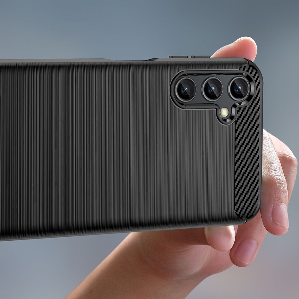 TECH-PROTECT TPUCARBON POUZDRO PRO SAMSUNG GALAXY A14 4G/ 5G ČERNÉ