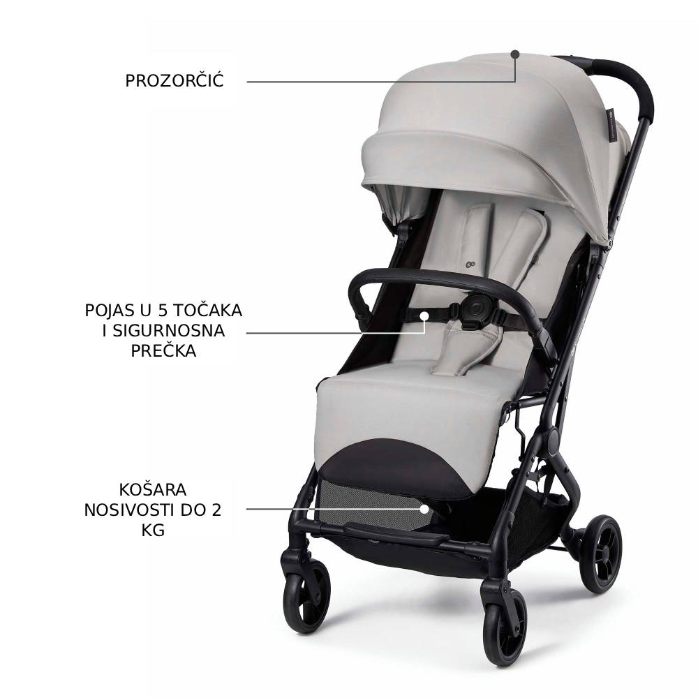 Kinderkraft Sportska kolica Indy 3 Grey