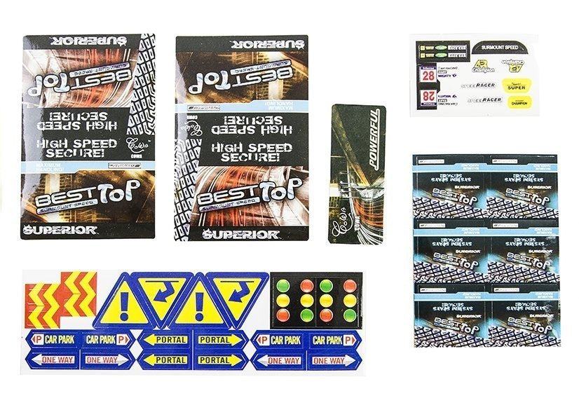 Trkaća staza za igru 2u1 sa vlakićem i autom Motorway Racing