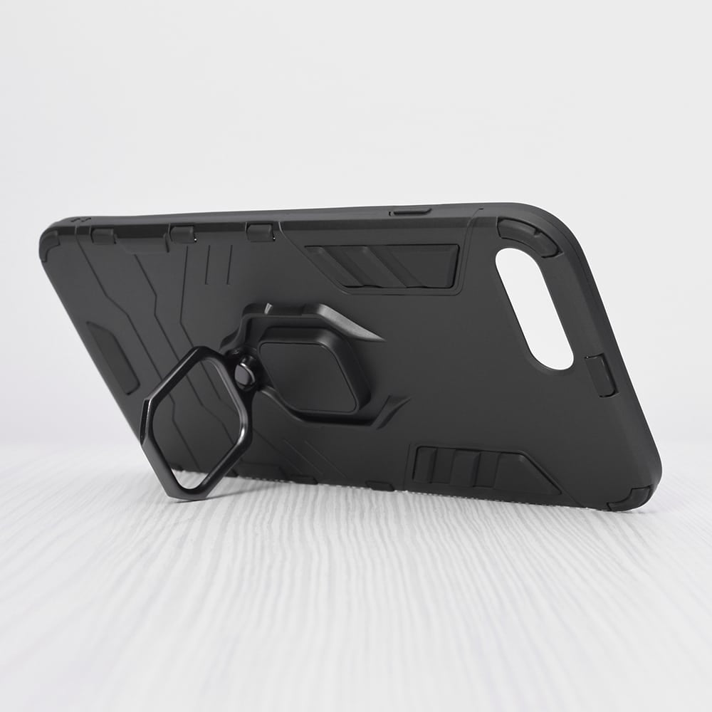 Techsuit - Silicone Shield zaštitna maska za iPhone 7 Plus / 8 Plus - crna
