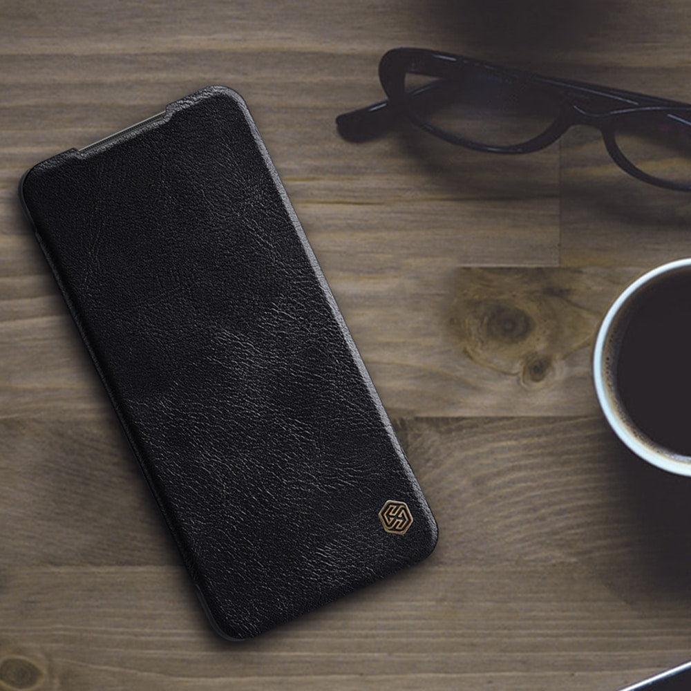Nillkin - Qin Leather Case - Xiaomi Poco X3 / Poco X3 NFC / Poco X3 Pro - černá