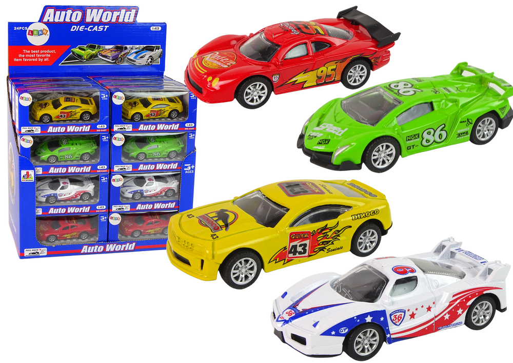 Sportski automobil Resorak Racing 4 boje 1:43 - boju šaljemo nasumično