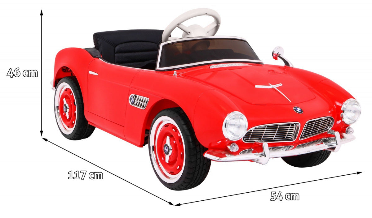 Licencirani auto na akumulator BMW 507 Retro - Crveni