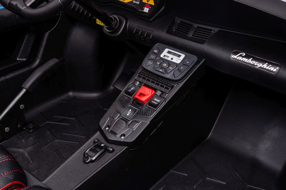 Licencirani auto na akumulator Lamborghini XXL A8803 24V - dvosjed - plavi