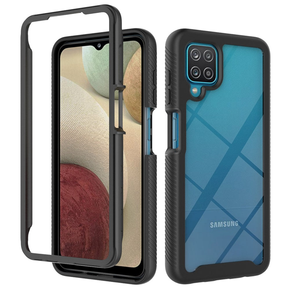 Techsuit – Defense360 Pro + Screen Protector – Samsung Galaxy A12 - crna