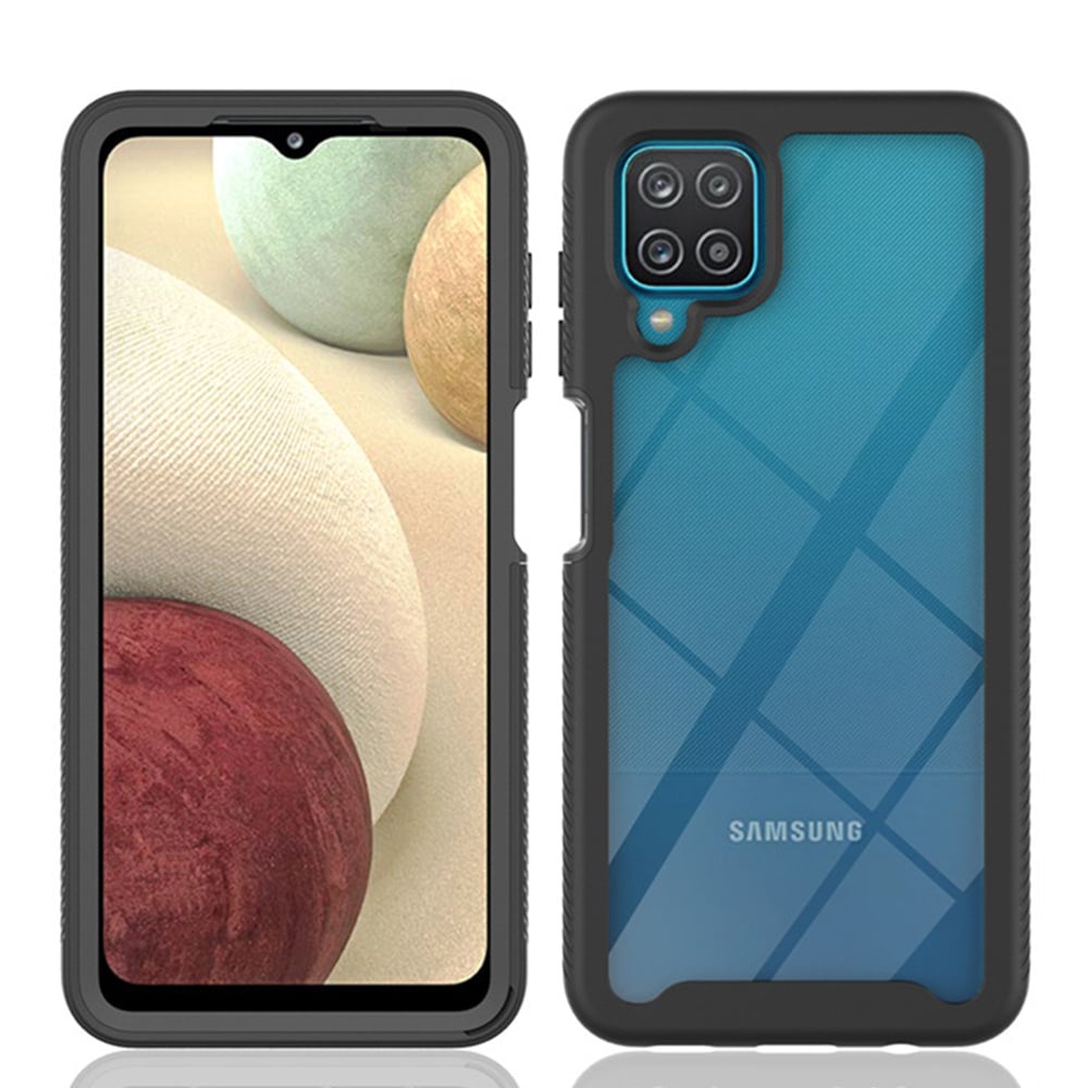 Techsuit – Defense360 Pro + Ochranné sklo – Samsung Galaxy A12 - černá