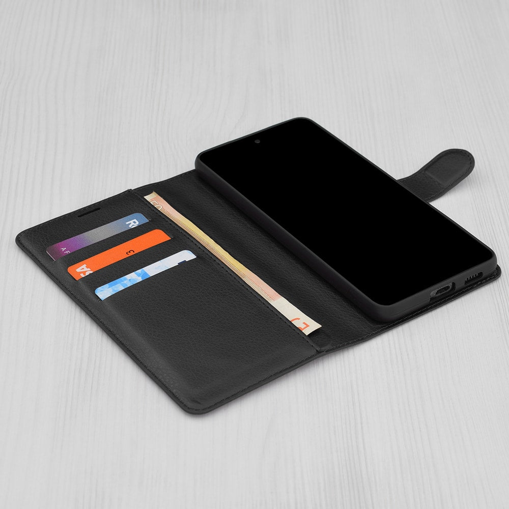 Techsuit Leather Folio flipové pouzdro pro Honor 200 Pro – černé