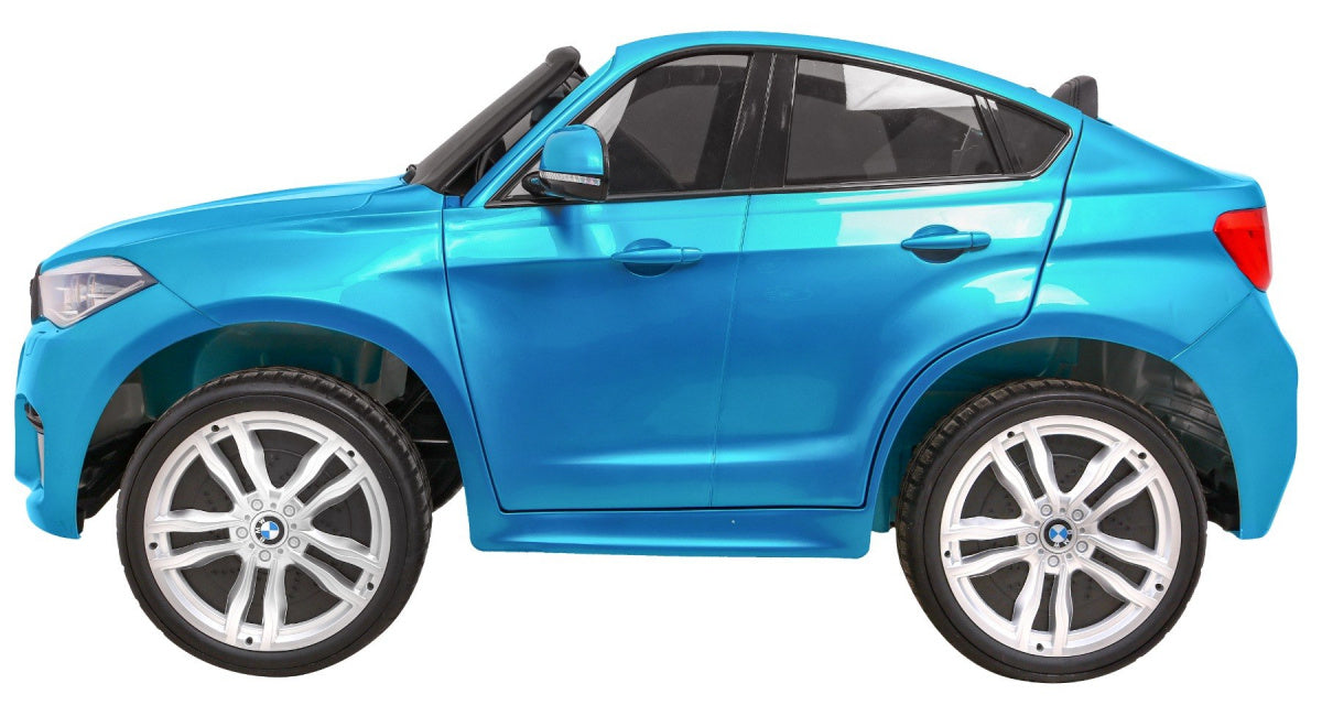 Licencirani auto na akumulator BMW X6M XXL - DVOSJED - plavi/lakirani