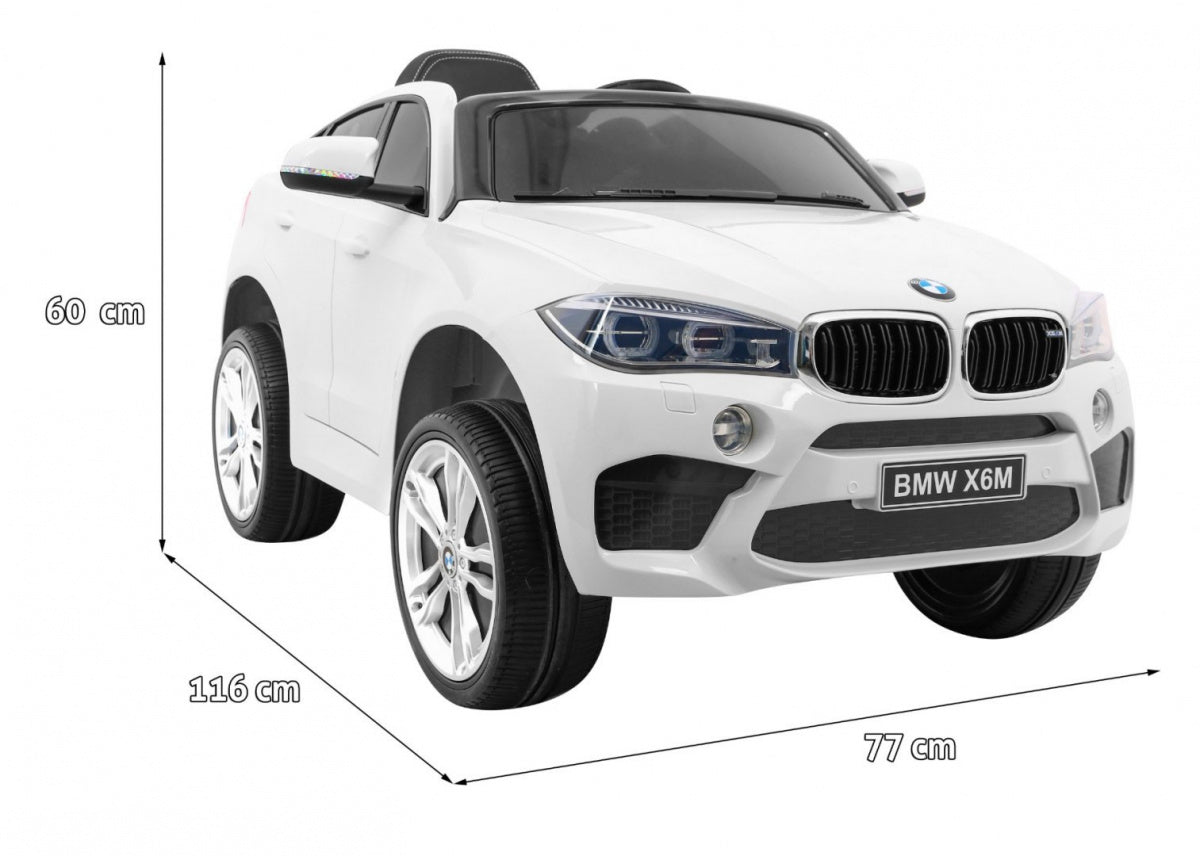 Licencirani auto na akumulator BMW X6M - bijeli