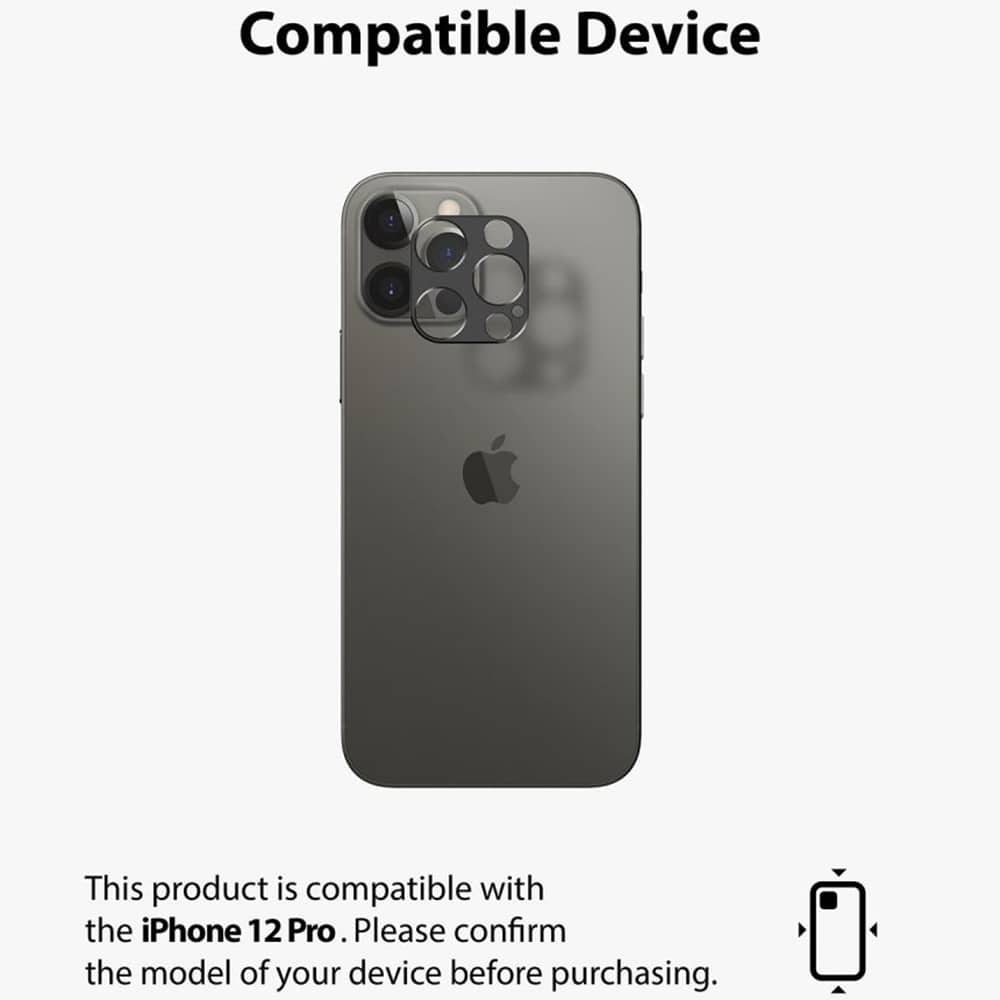 Ringke - Kamera Styling - iPhone 12 Pro - šedá