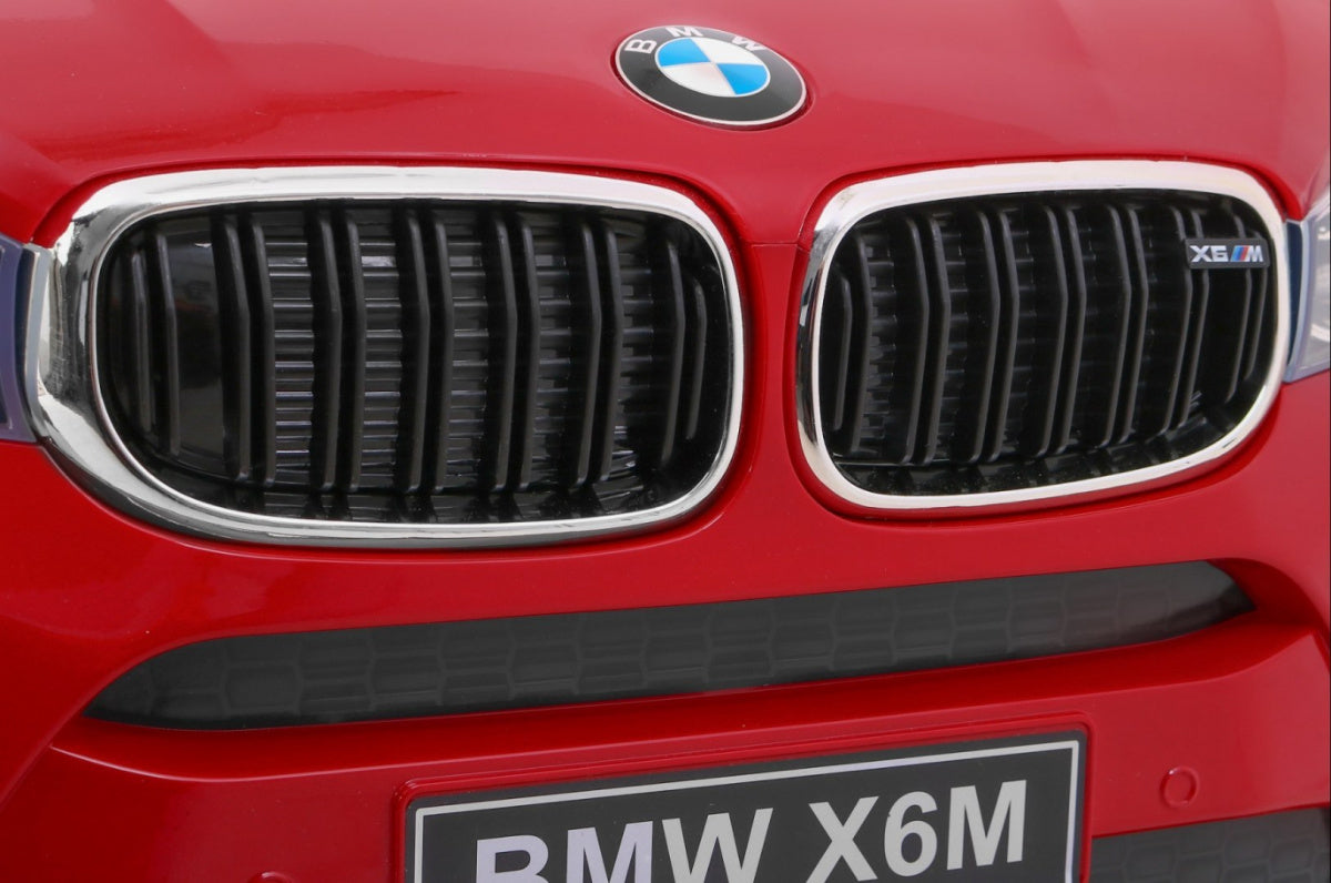 Licencirani auto na akumulator BMW X6M - crveni/lakirani