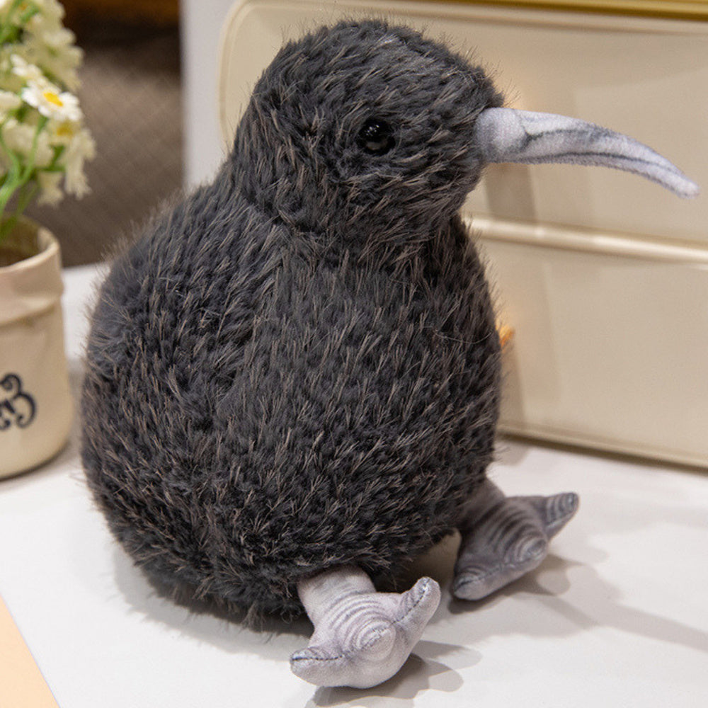 Plišana igračka Kiwi 21 cm - tamno siva